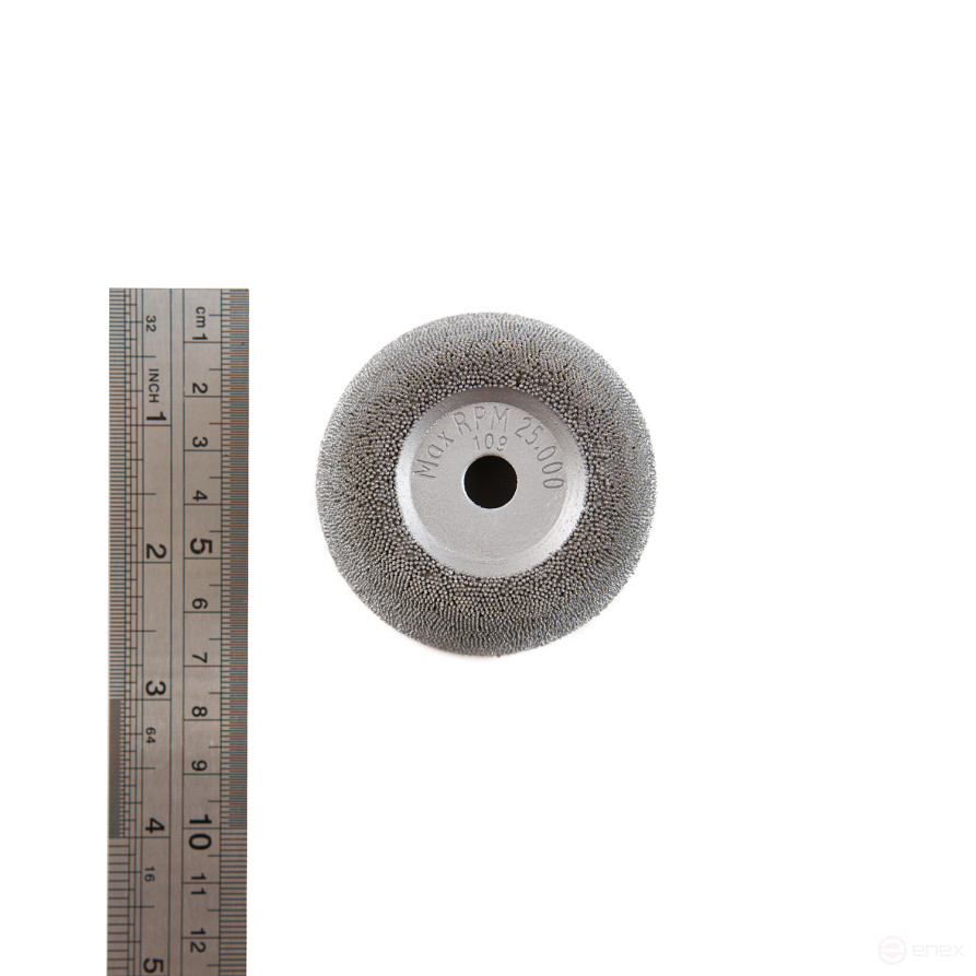 NS109 Rough hemisphere, Ø63.1x26.9mm, AH 9,5mm, 230 Grit