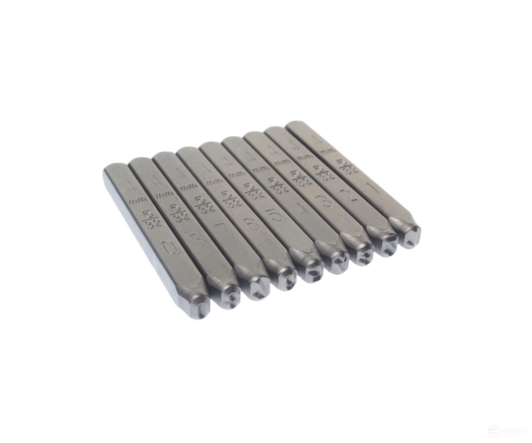 The stamps are digital 4mm (HRC 60+-2 deg. DIN 1451) JTC