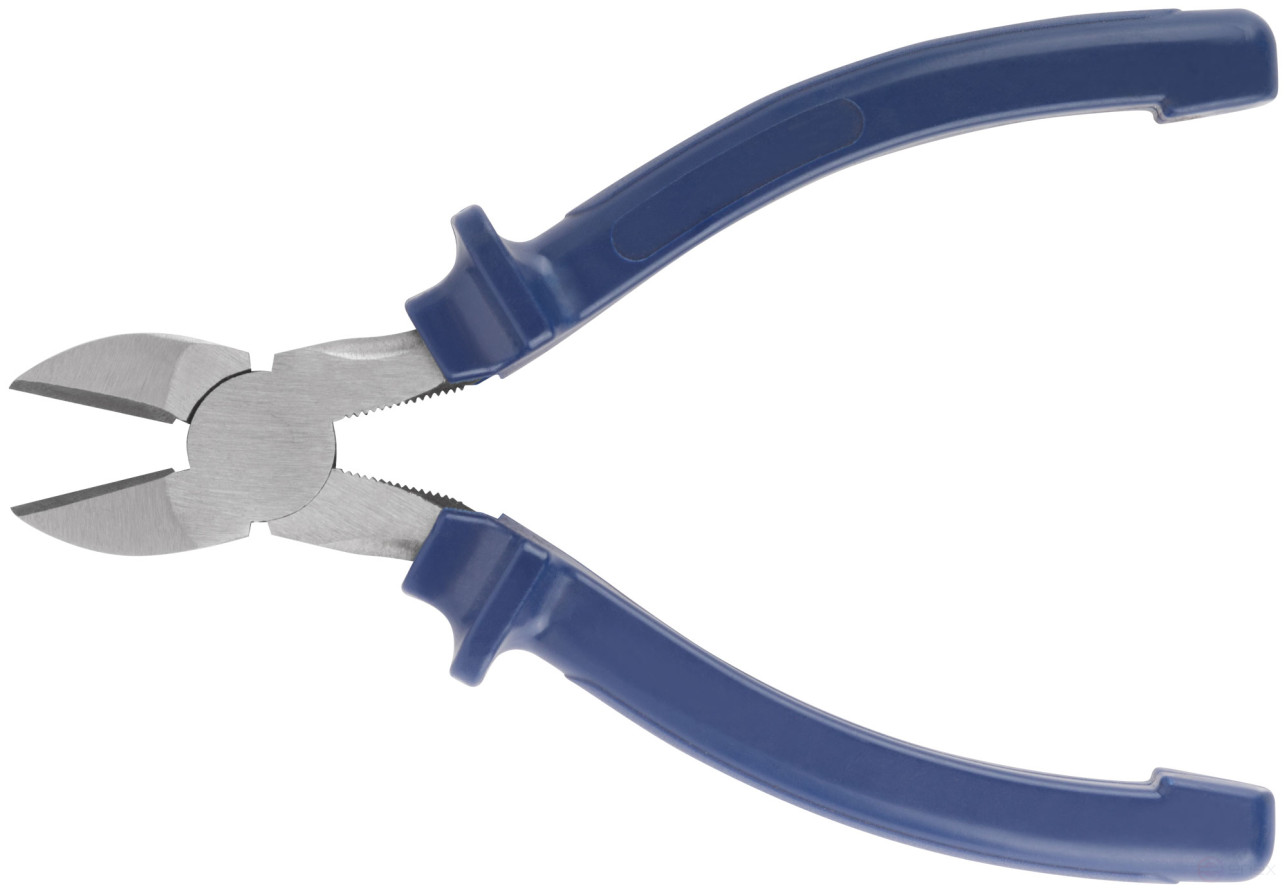 Tor side cutters, tools steel, plastic handles 160 mm