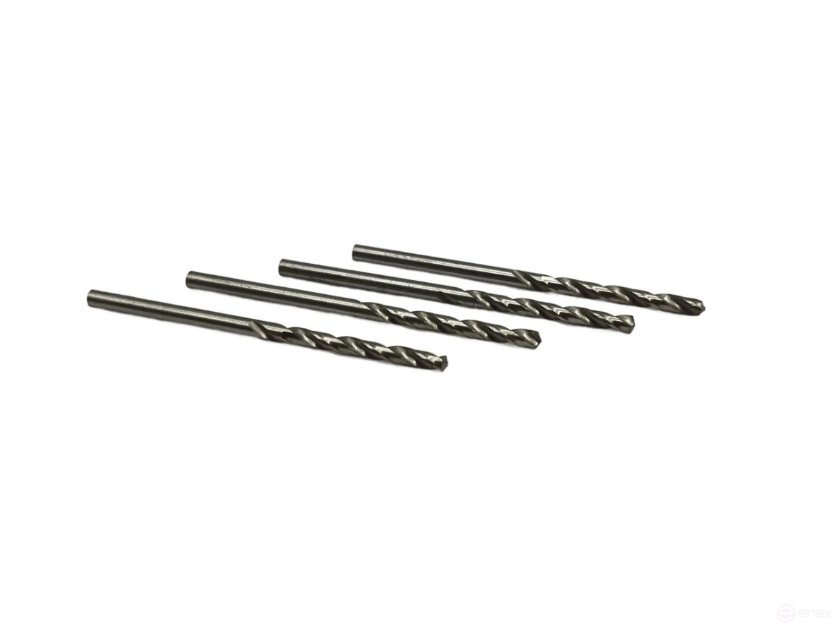 Drill bit with cylindrical shank f 2.9 mm R6M5 ground A1