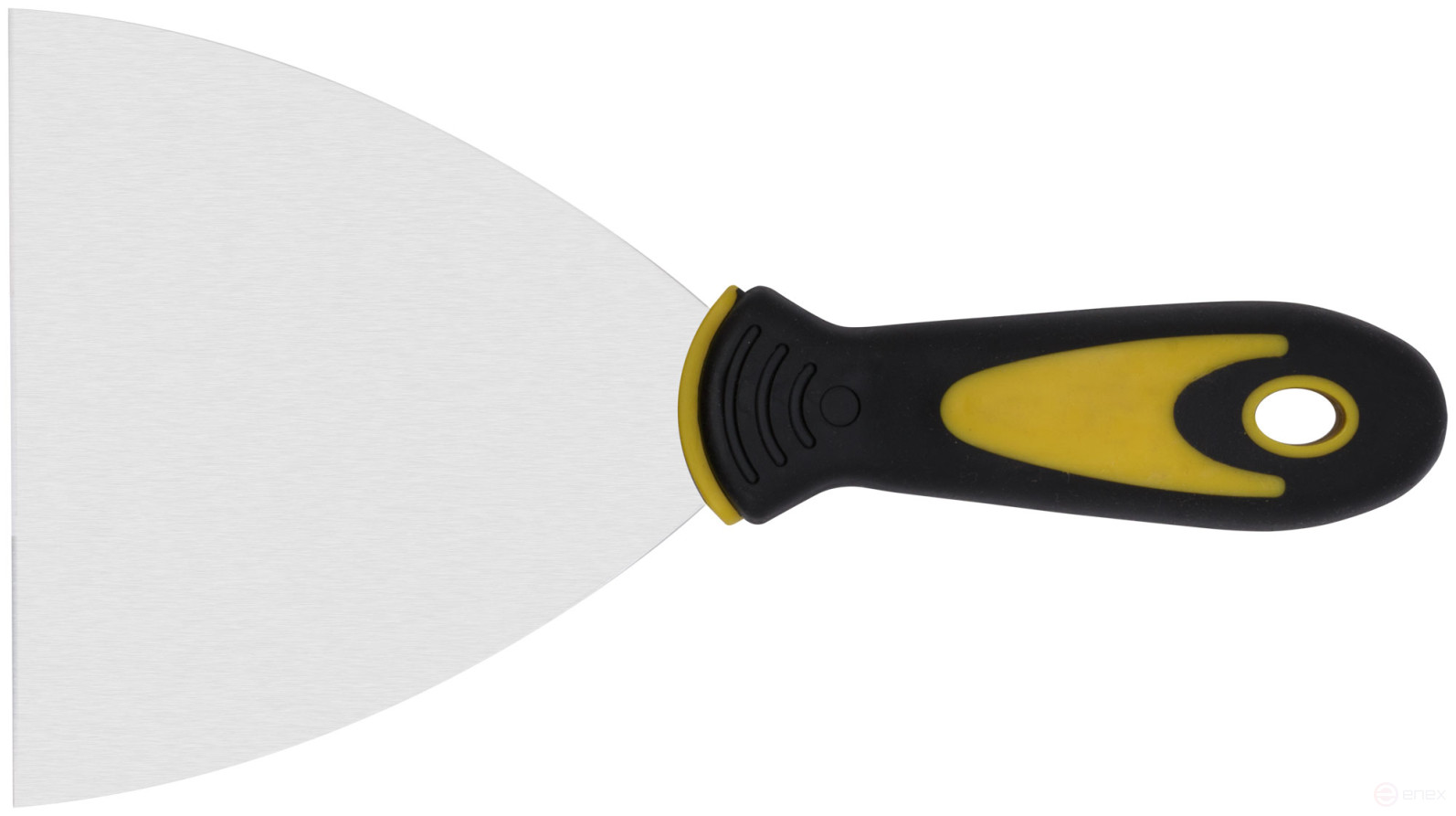 Шпатель, нерж.сталь, прорезиненная ручка 5" (125 мм)