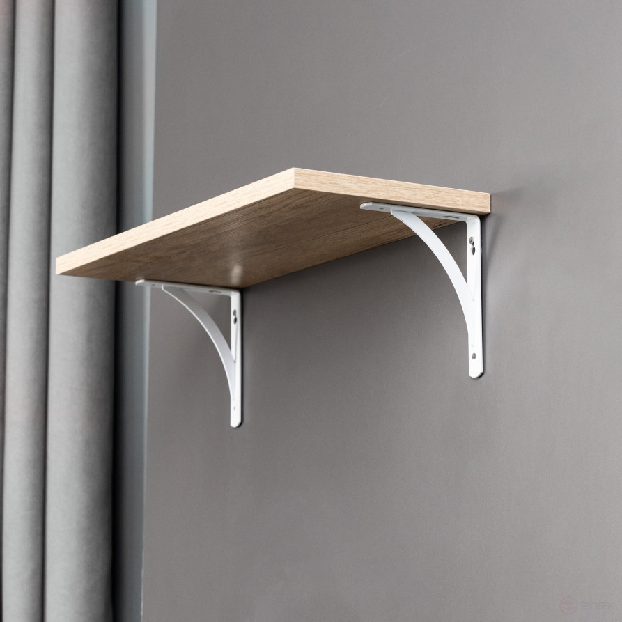 Полкодержатель мет. KOMETA 150*120*20*3, белый AKS