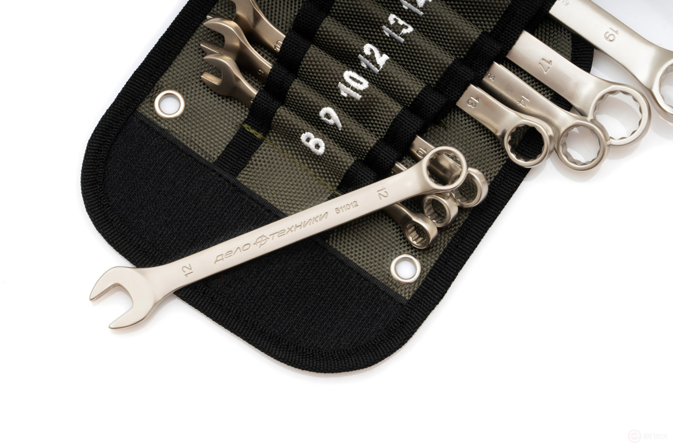 Набор ключей комбинированных в фирменной сумке 8 шт.