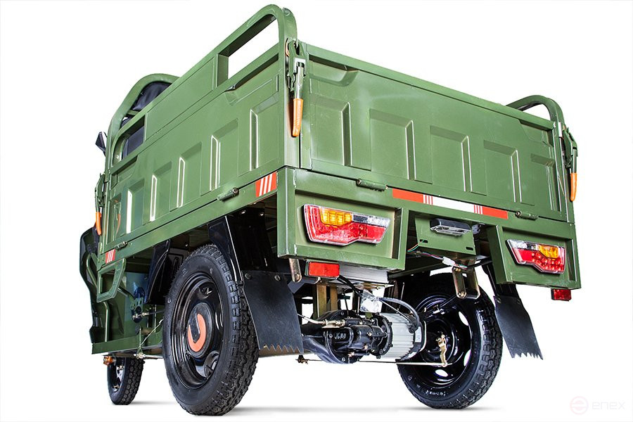 Cargo electric tricycle Rutrike Ducat 1500 60V1000W, grey