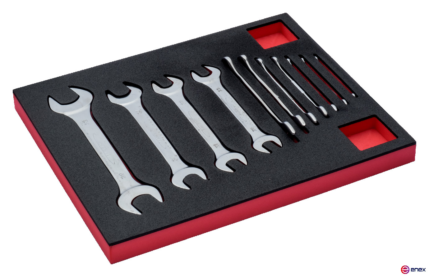 Fit&Go Набор рожковых гаечных ключей в ложементе 6 - 32 мм, 11 шт