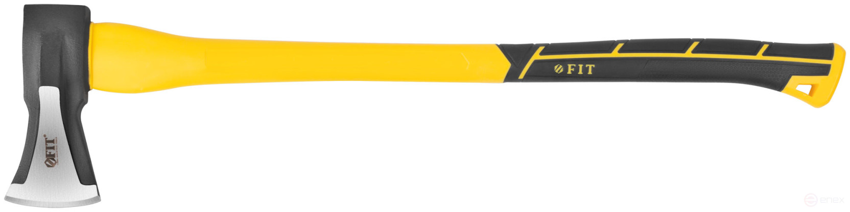 Axe-cleaver "big-eared" forged, fiberglass long handle 800 mm, 2000 gr.