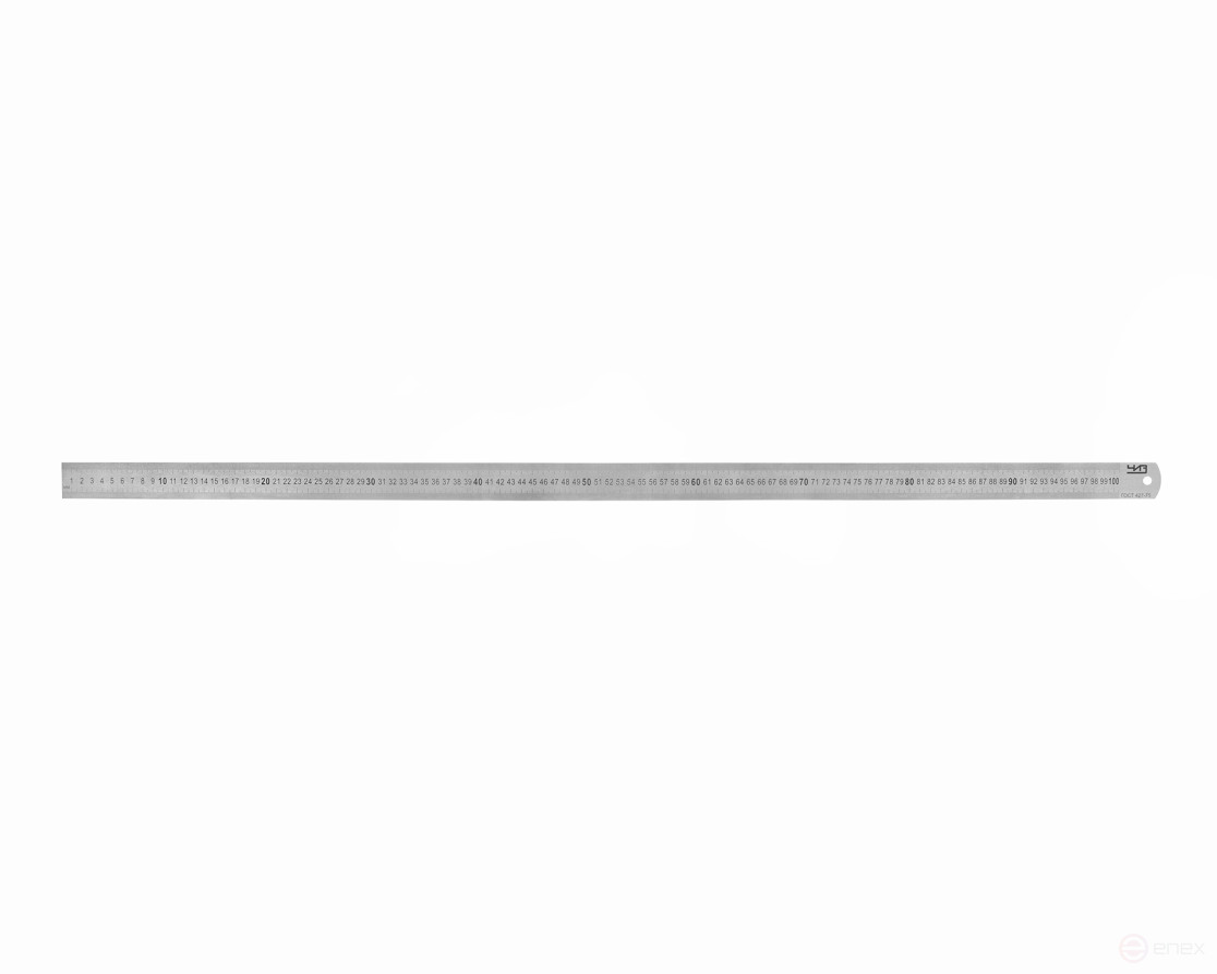 Линейка измерительная 1000мм стальная ГОСТ ЧИЗ, св - во