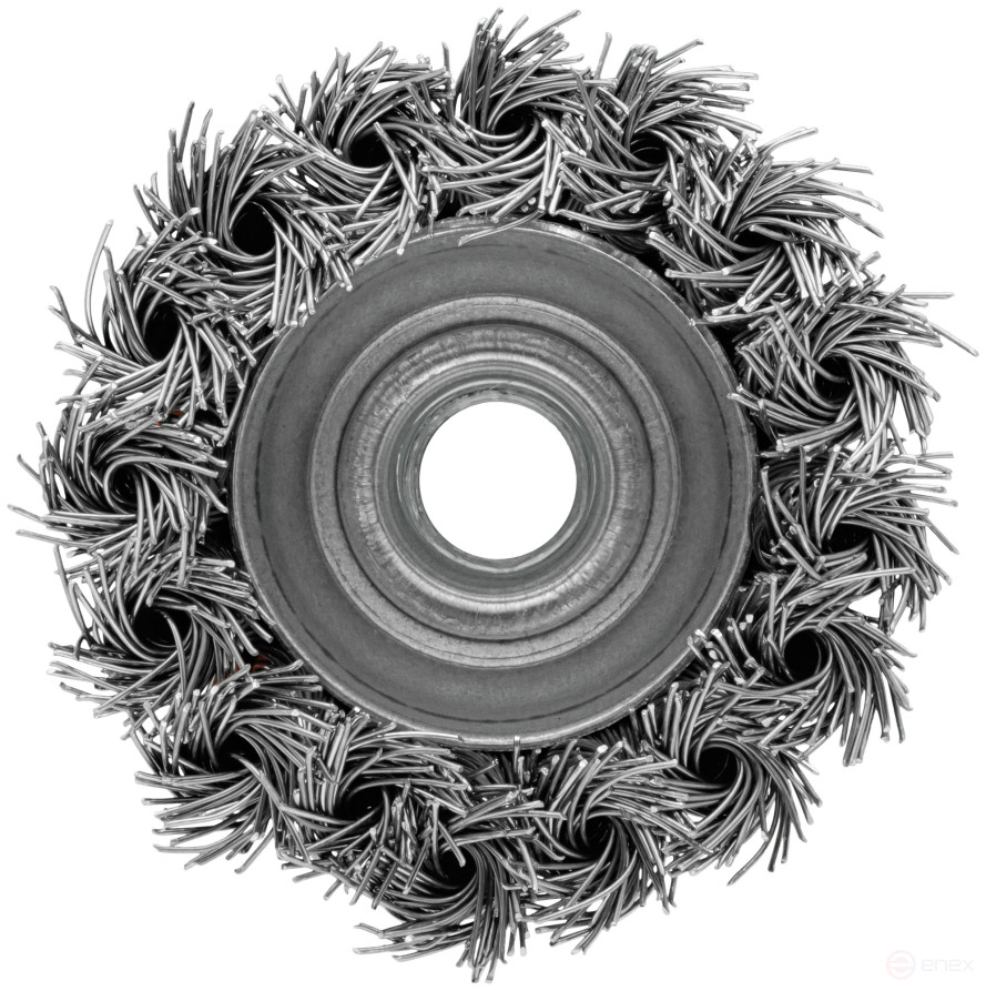 Корщетка-чашка, гайка М14, стальная витая проволока 65 мм, блистер