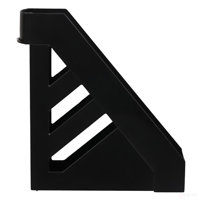 Лоток для бумаг вертикальный СТАММ "Ультра", черный