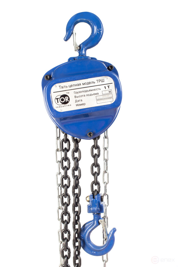 Manual gear hoist TOR TRSH C 1TX12M (model G)