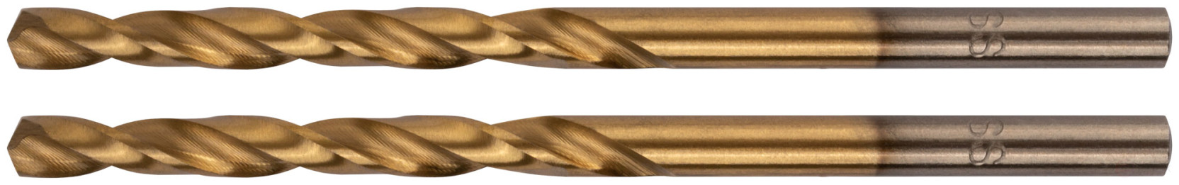 Drill HSS metal, titanium coating, blister 4.0 mm (2 PCs.)