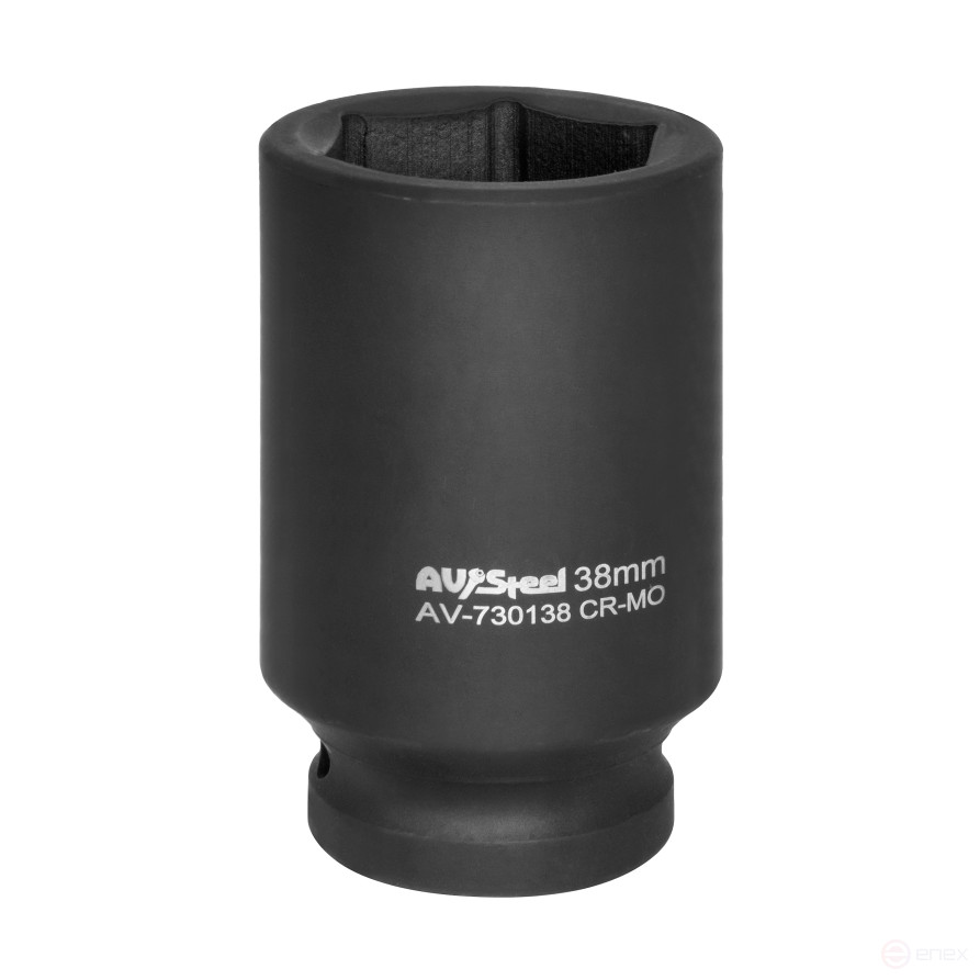 Головка ударная 3/4" шестигранная удлиненная 38мм