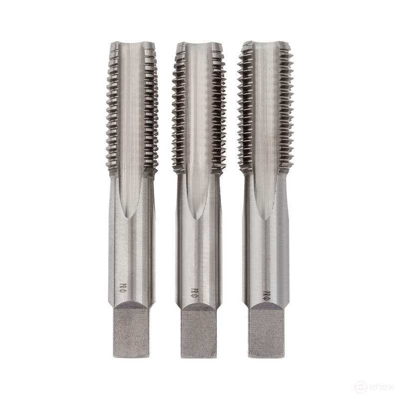 Метчики 1027 ком-кт трехпрох. Эксперт М10*1,5 HSS-G M2 Пласт бокс 1/10