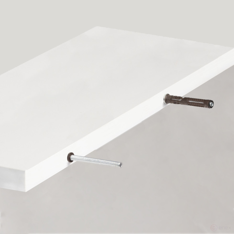 Полкодержатель мет. врезной 10*145 AKS