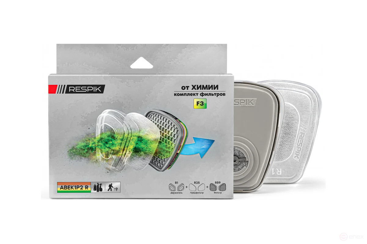 A set of filters from RESPIK F3 chemistry