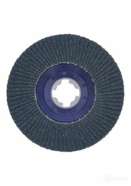 X-LOCK petal circles, straight version, plastic sole, Ø125 mm, G 40, X571, Best for Metal, 1 pc. D= 125 mm; G= 40, straight version