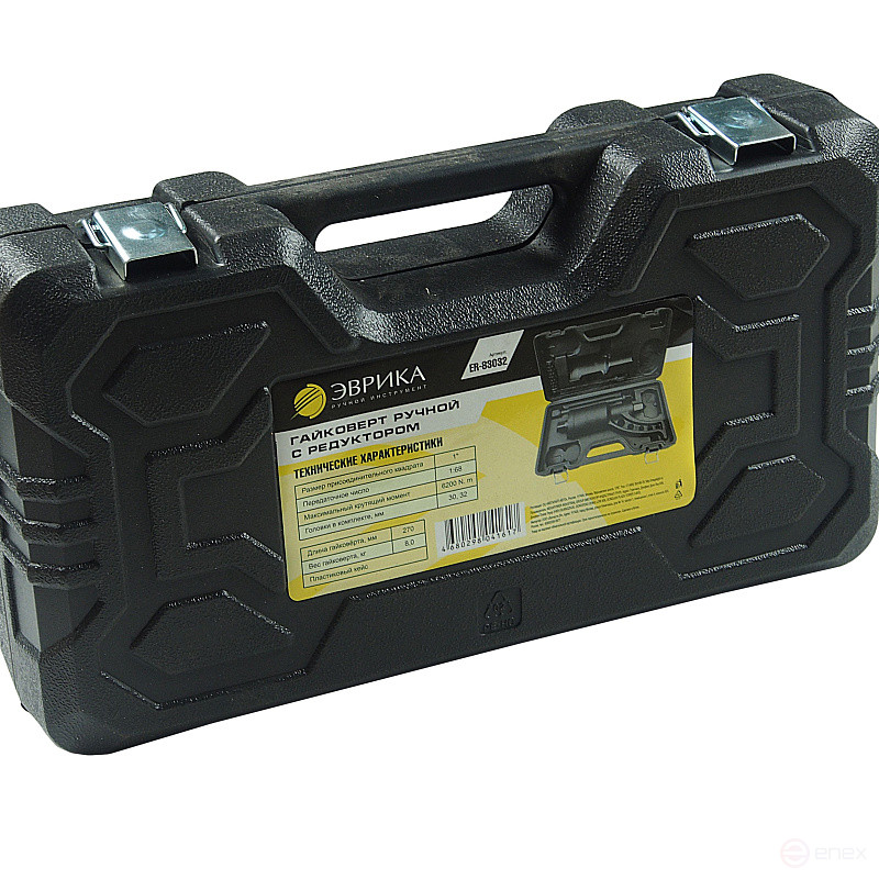 ER-83032 manual wrench with gearbox (Heads-30mm and 32mm, length-270mm, gear ratio 1:68, 6200 N/m) EUREKA /1/3/