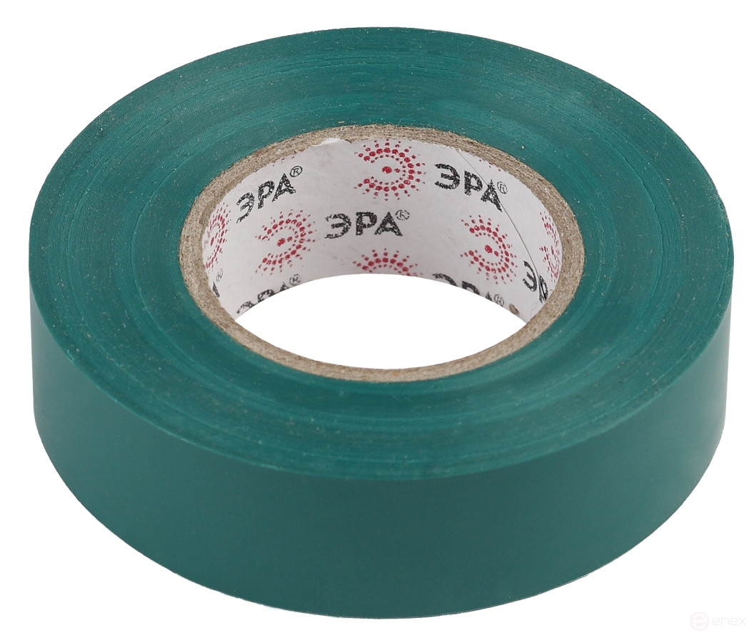 Изолента ЭРА ET1520GREEN ПВХ 15мм х 20м зеленая