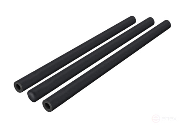 Pyrometric tube RY 35E (L500xD50xd25) with steel tube inside and 1/2" thread