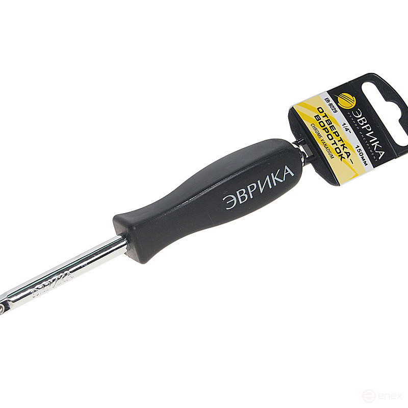 Screwdriver-collar ER-9229H 1/4" DR 150mm (with holder) EUREKA 1/180