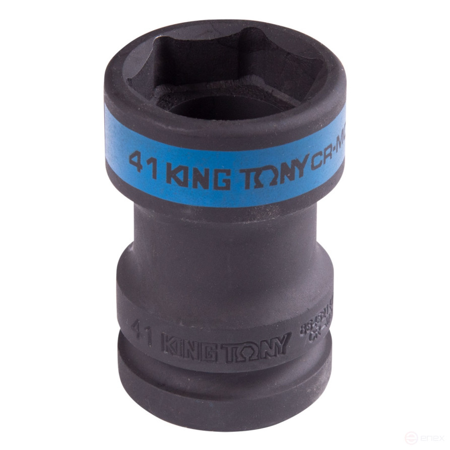 Головка торцевая ударная 1", Square 21 мм х Hex 41 мм, футорочная KING TONY 85452141M