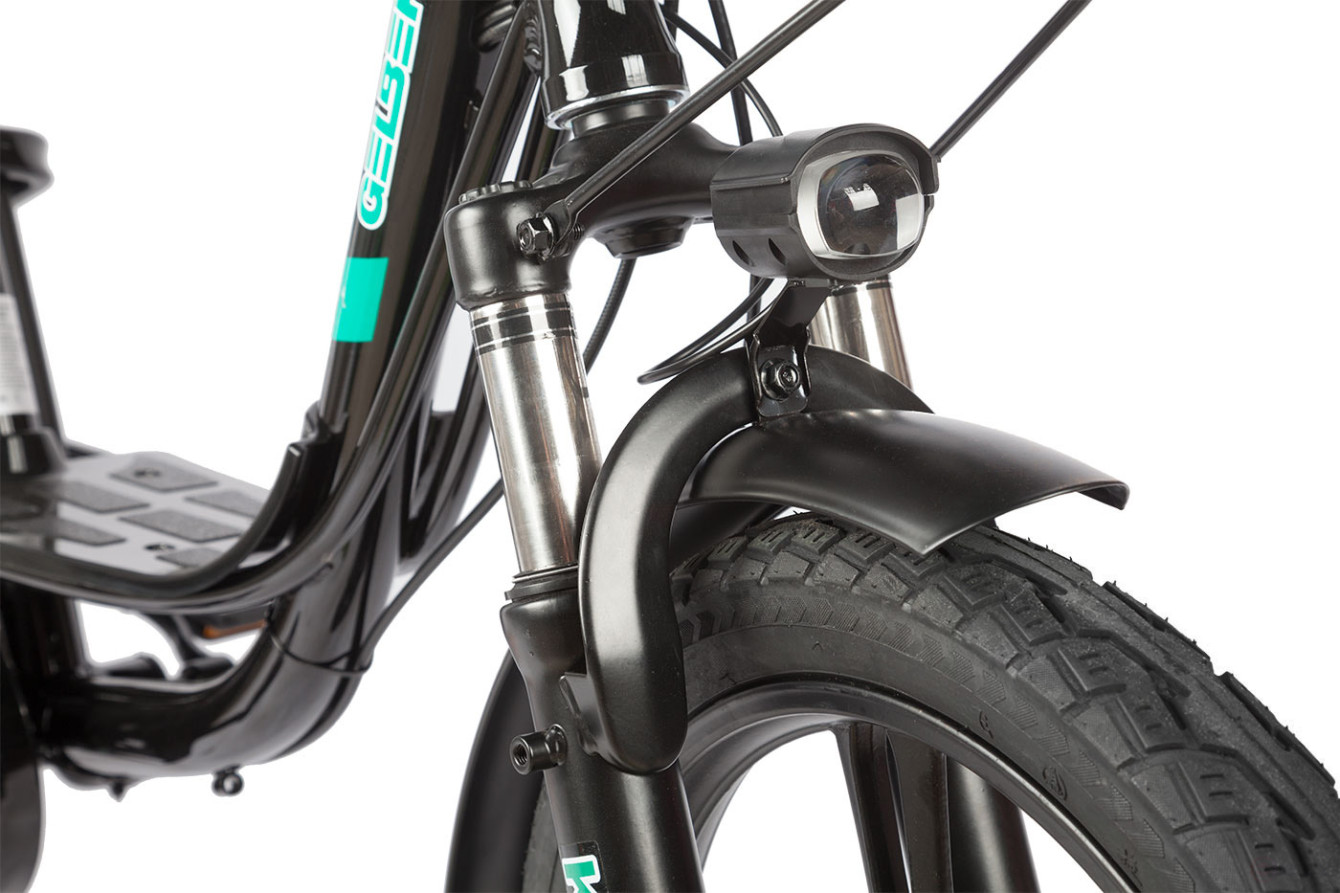 Электровелосипед Gelbert Khan 1, черный