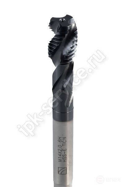 Метчик машинный с винтовой канавкой М18*2,5 осн Р6М5К5 TiCN DIN376