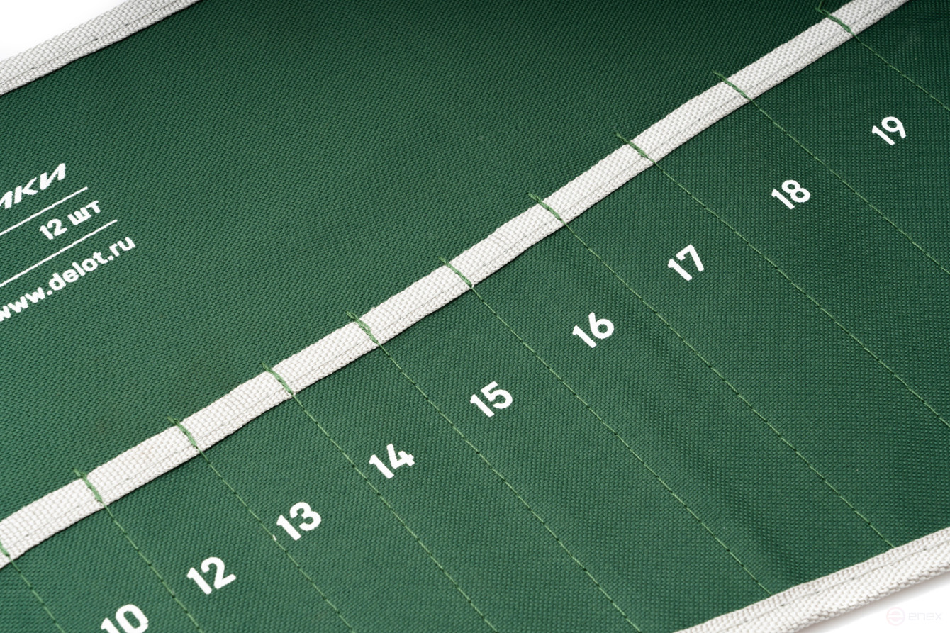 511123 Combination Key Set Bag, 12 Pockets