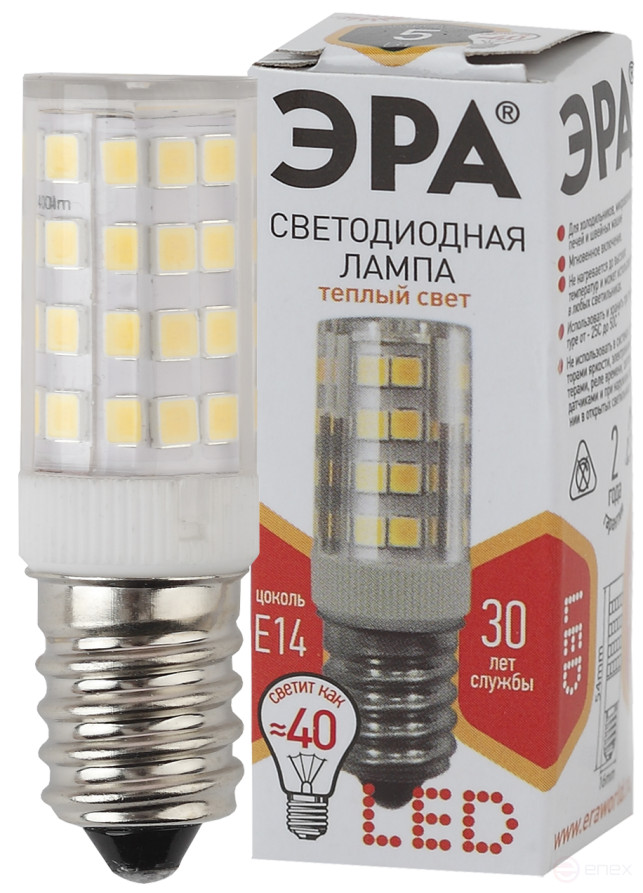 ERA STD LED Lamp T25-5W-CORN-827-E14 5W Warm white light E14