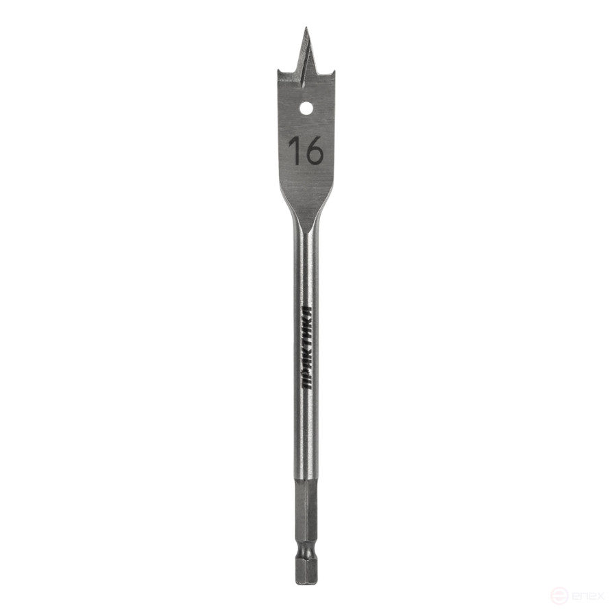 Сверло по дереву перовое ПРАКТИКА 16 х 152 мм (1шт.) блистер (032-768)