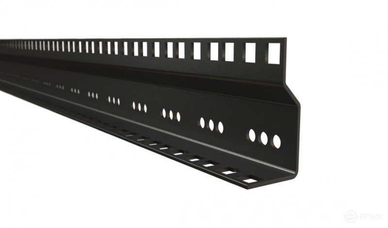 CTR19-42U-RAL9005 19" монтажный профиль высотой 42U, для шкафов TTR, TTB, цвет черный RAL9005 (2 шт. в комплекте)
