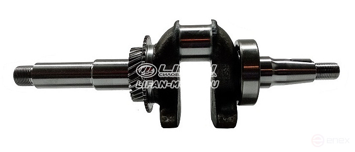 Коленвал LIFAN 13100/177F (для мотопомпы 80SP) резьбовой вал W1 type
