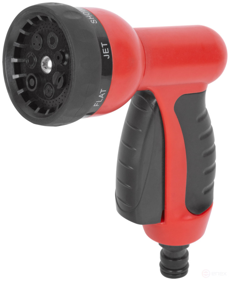 Пистолет для полива, 7 режимов, курок спереди