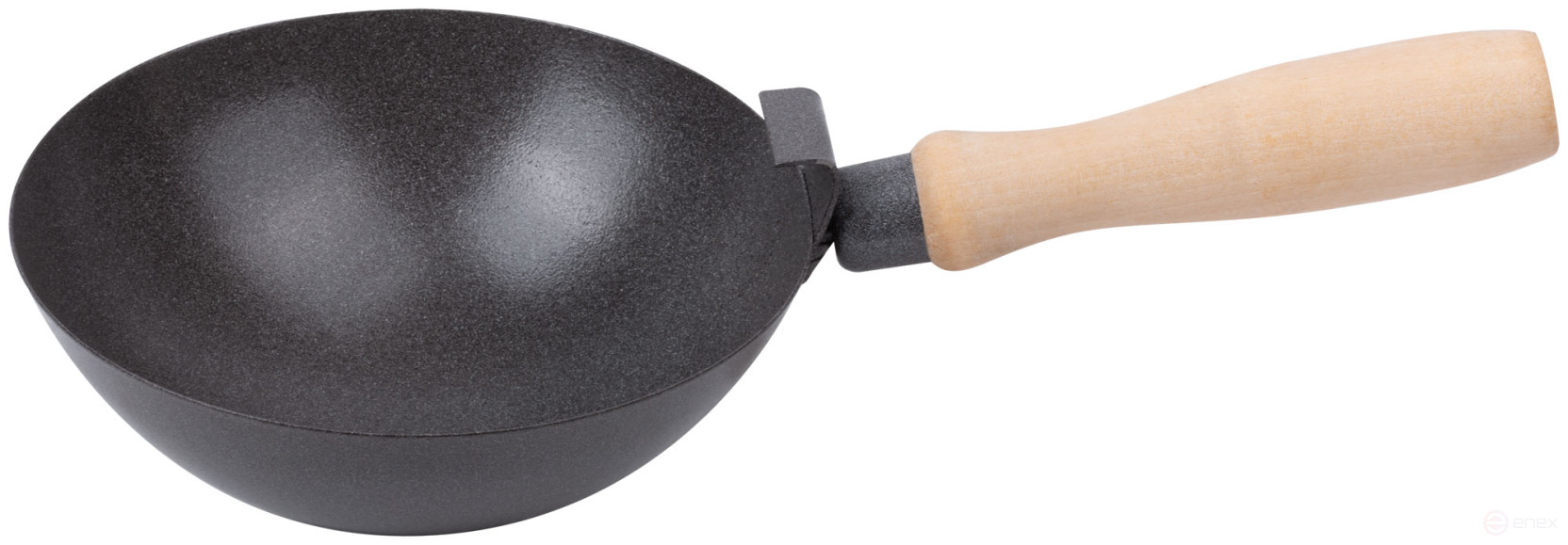 Construction bucket, wooden handle
