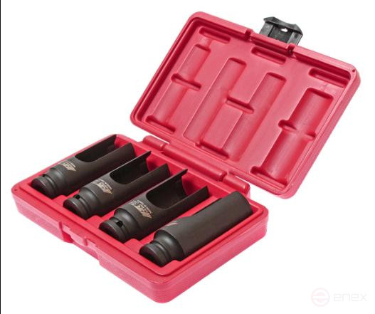 A set of nozzle heads for a 25-30mm 4pr diesel engine in a JTC case