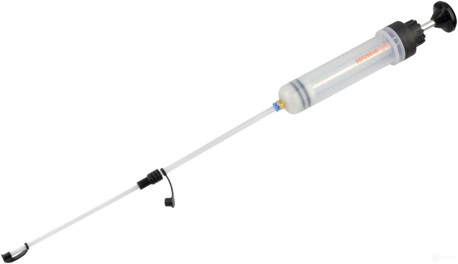 Шприц маслозаливной 200 мл (прозрачный РЕ; гибкая трубка) АвтоDело 42049