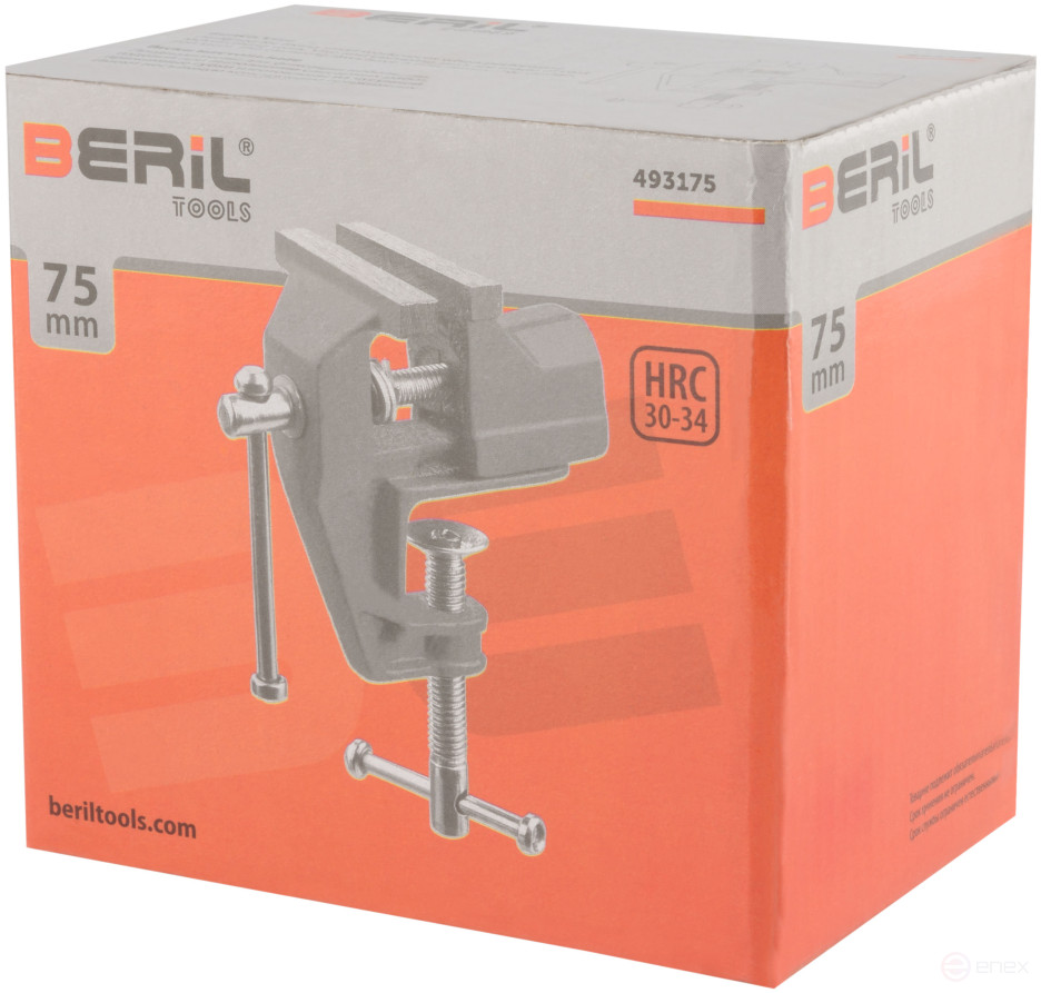 Тиски настольные 75мм (BERIL)
