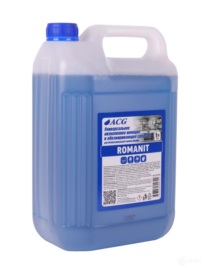 ACG ROMANIT Universal low-foaming detergent for cleaning rooms 5 l (1 pc.) 1027404