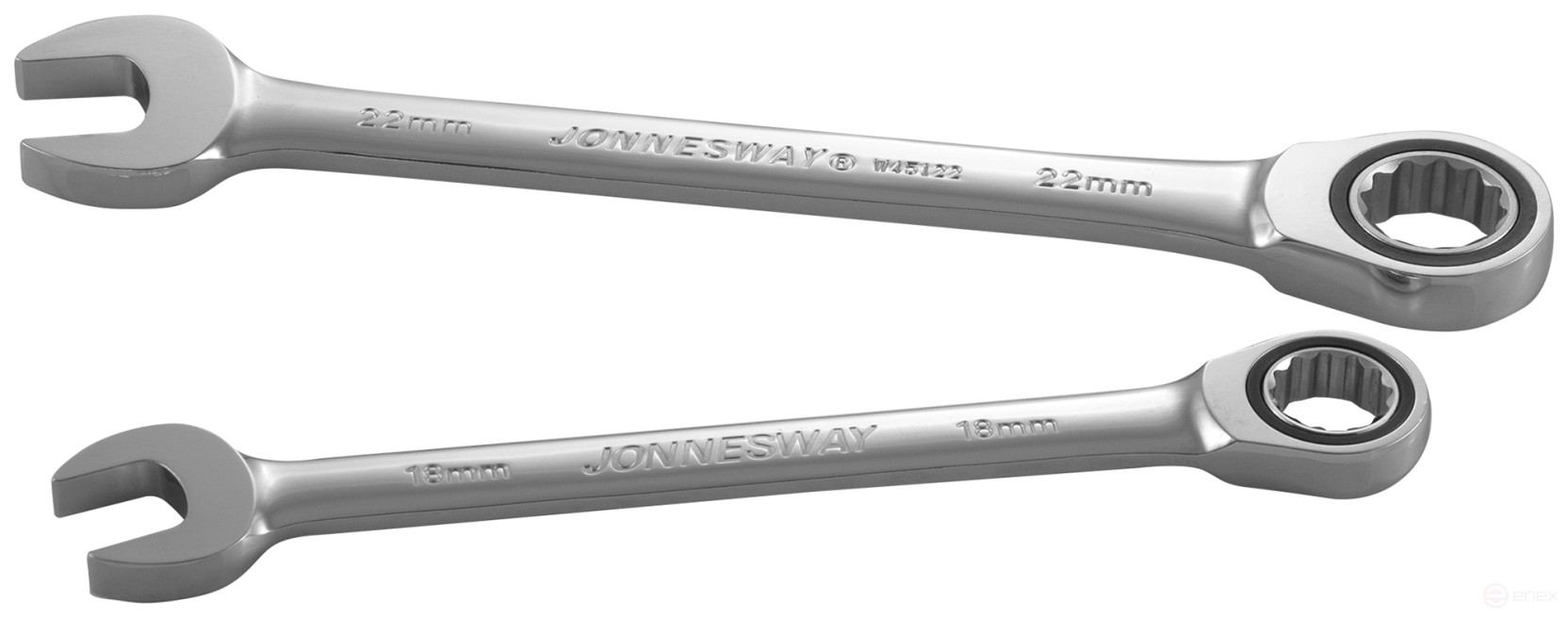 W45124 Combination ratchet wrench, 24 mm