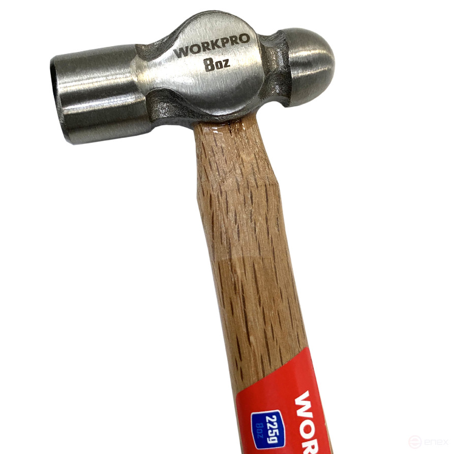 Hammer with round head 225g WP241024 WORKPRO