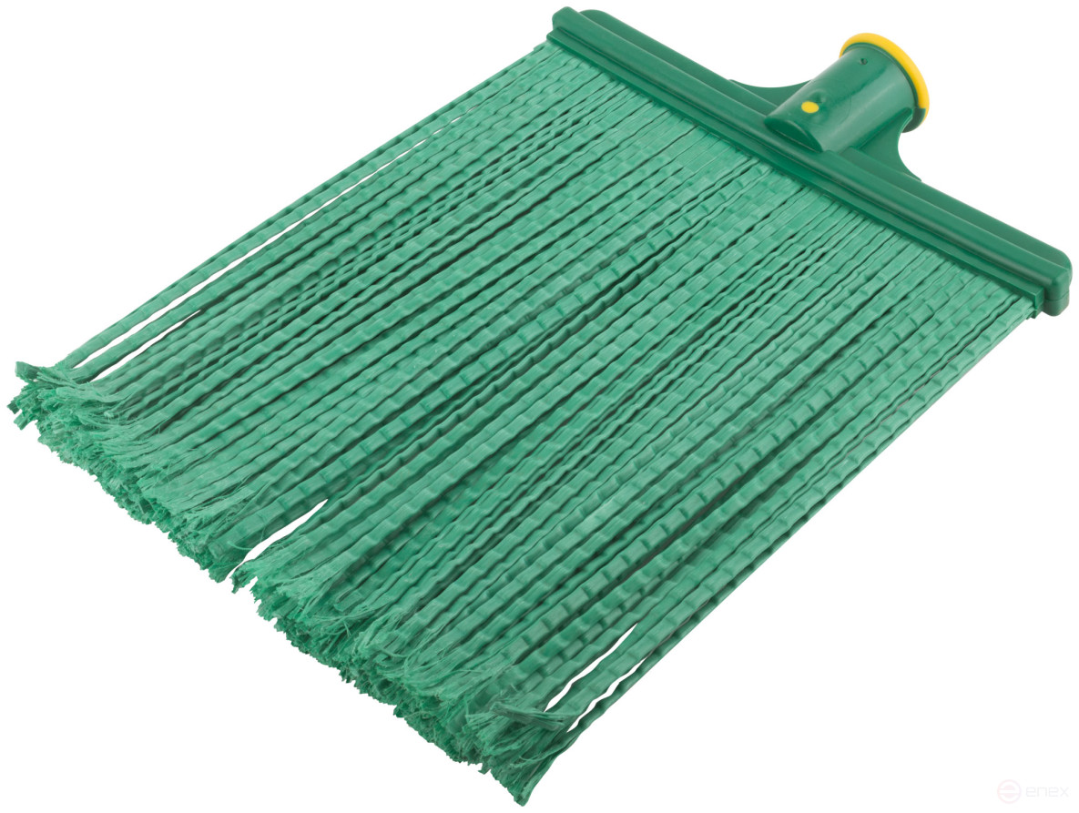Метла пластиковая №1, плоская мягкая 260х330 мм ( посадочный диаметр 25 мм )