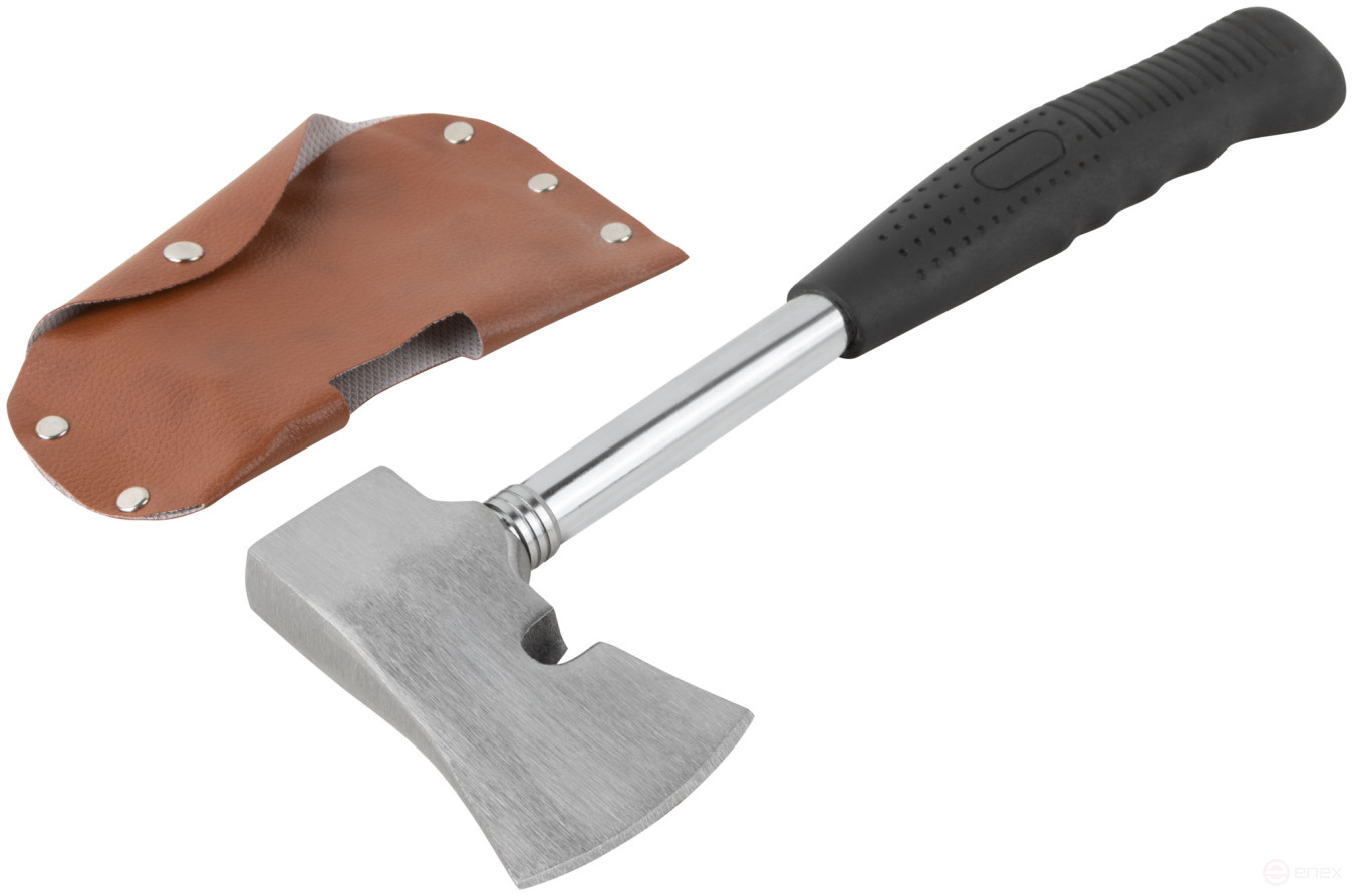 Топор туриста с чехлом, металлическая ручка 600 гр.