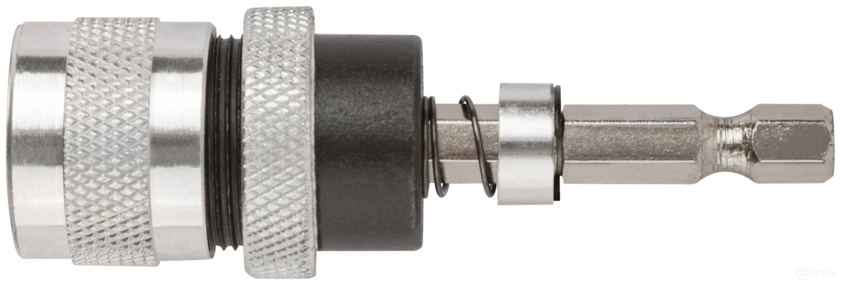 Адаптер для бит, магнитный фиксатор, ограничитель глубины, хвостовик CrV сталь, 68 мм