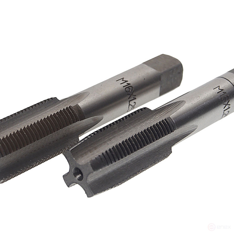 Метчик ER-01612M M16x1,25 (2шт),в пластиковом футляре ЭВРИКА /1