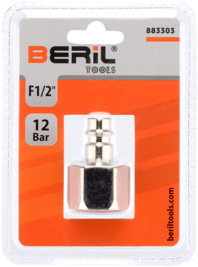 Adapter tip, F1/2 quick-release (BERIL)
