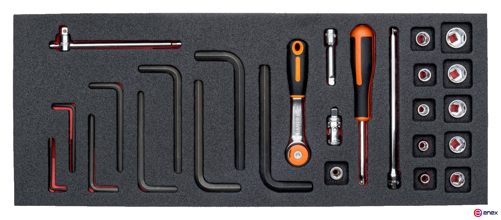 A set of end heads of modular design FF1E2008