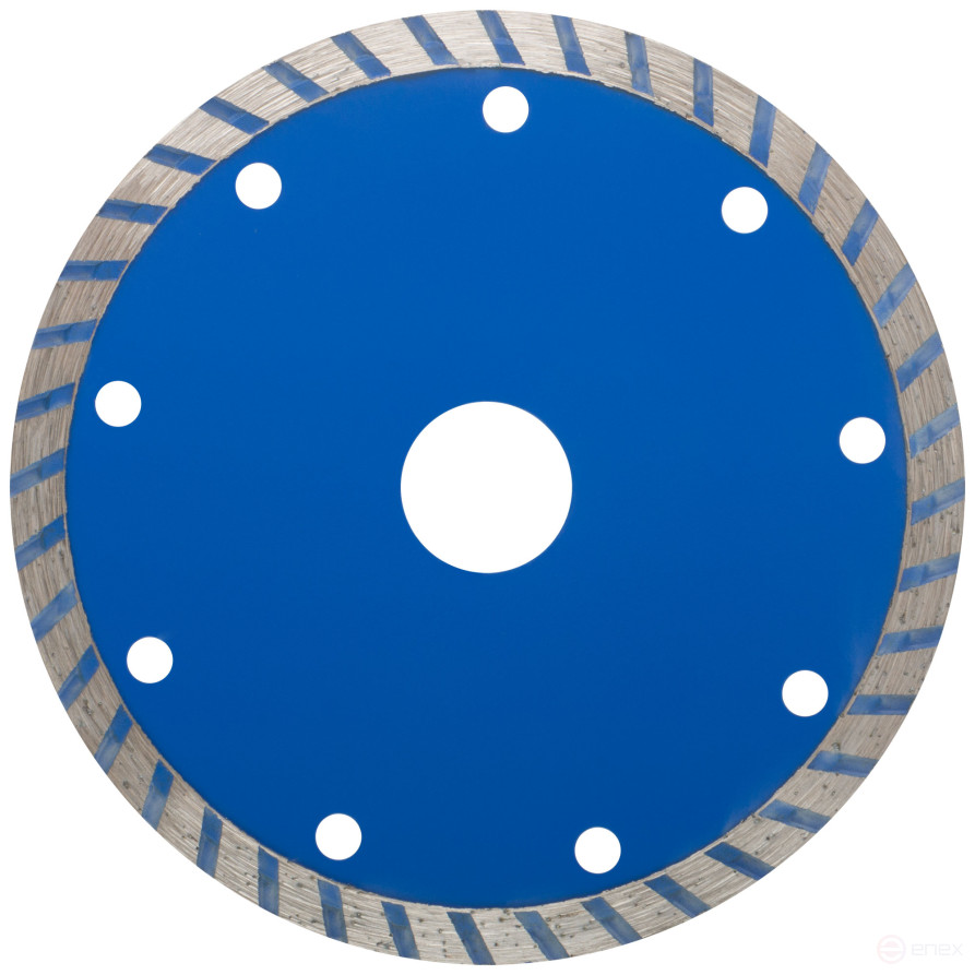 Диск отрезной алмазный "турбо" (сухая и влажная резка) 125 х 1,9 х 7 х 22,2 мм