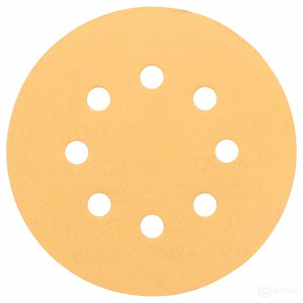 Sanding sheet C470, in a package of 50 pcs. 125 mm, 240, 2608607830