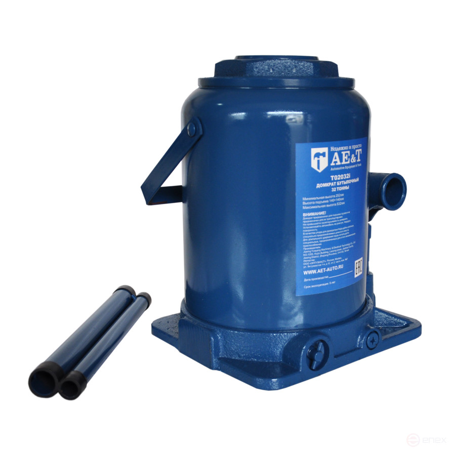Double-rod bottle jack T02032i AE&T 32t