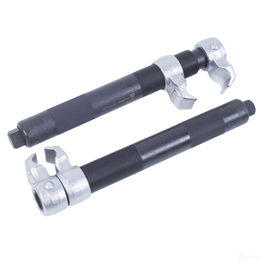 Shock absorber spring coupling, 280 mm, forged, reinforced, single hook, 2 pieces MASTER 100-05280D